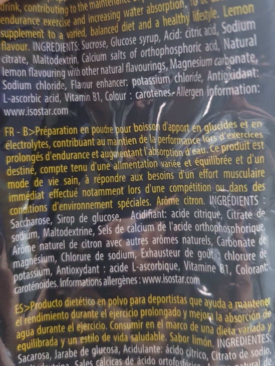 Open Food Facts Hydrate & Perform - Lemon packshot