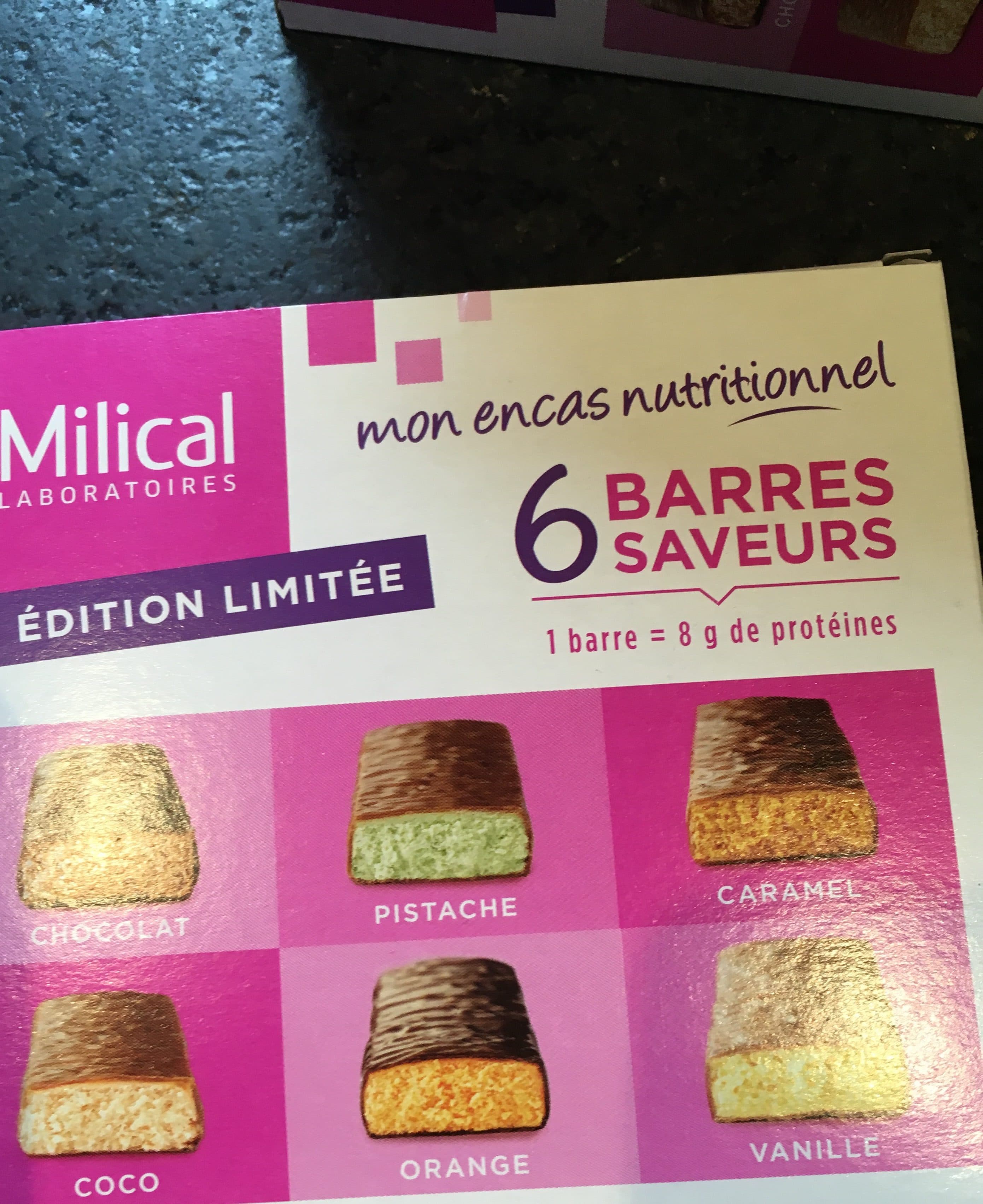 Milical Milical édition Limitée 6 Barres Minceur Hyperprotéinées packshot