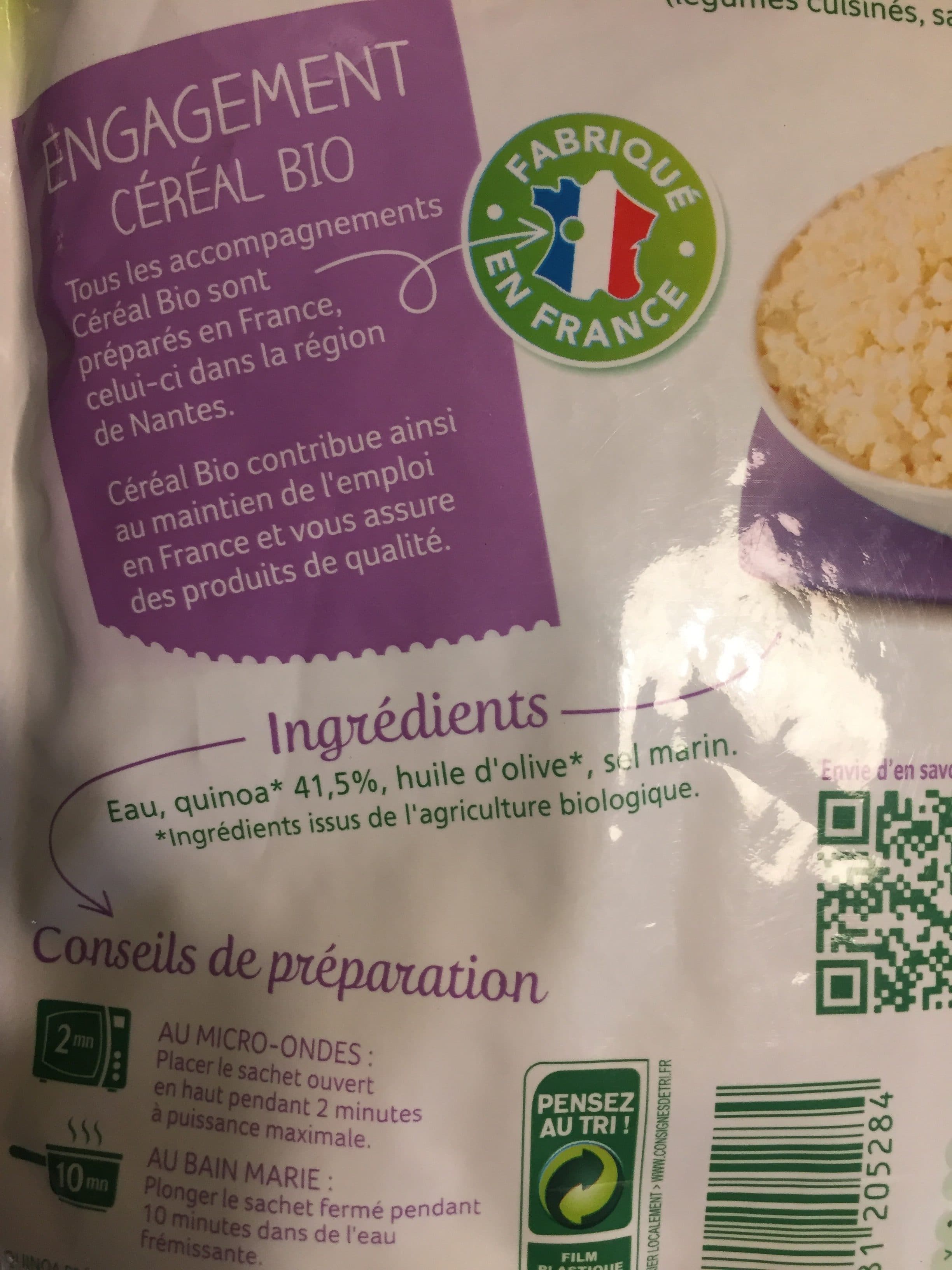 Cereal Bio Quinoa au naturel packshot