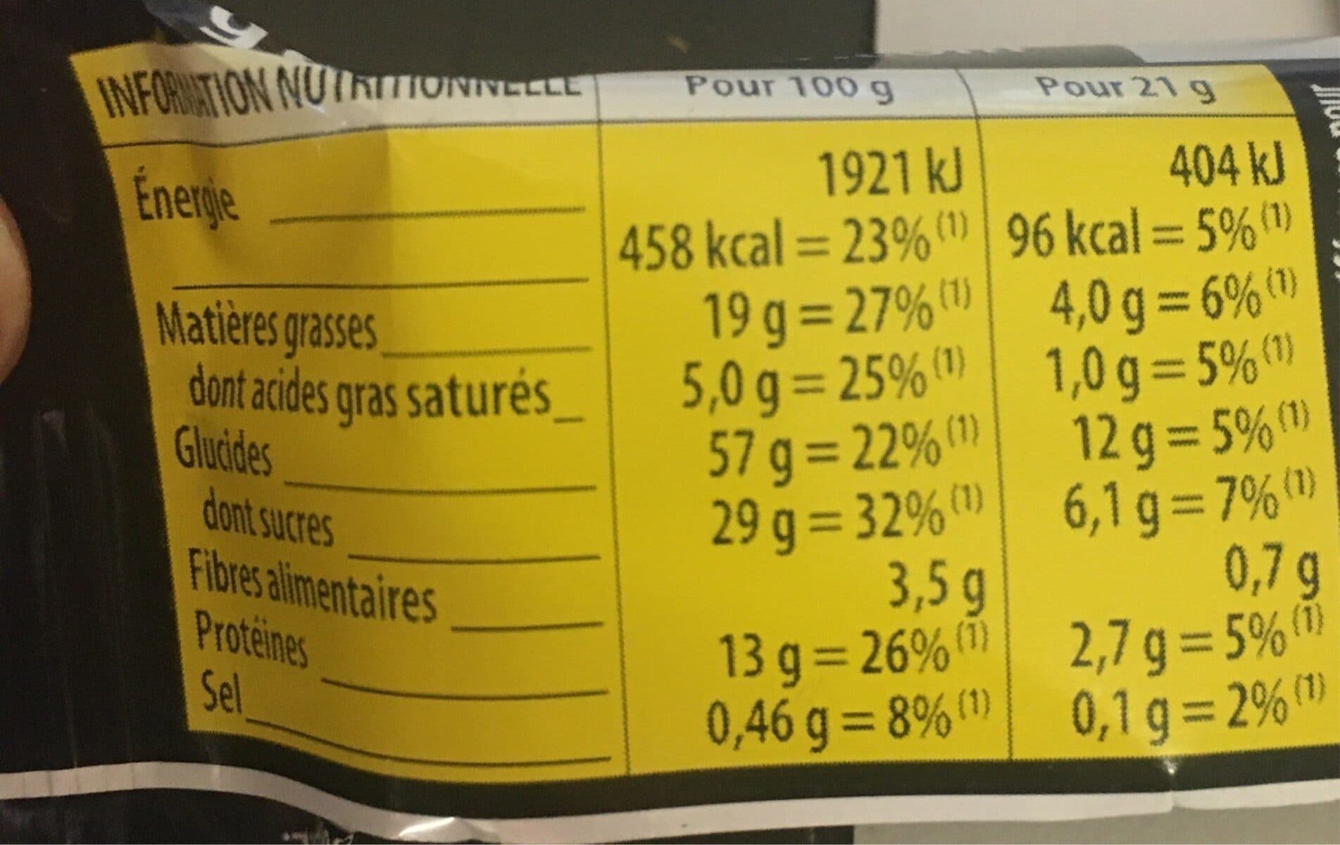 Open Food Facts Barre de céréales packshot