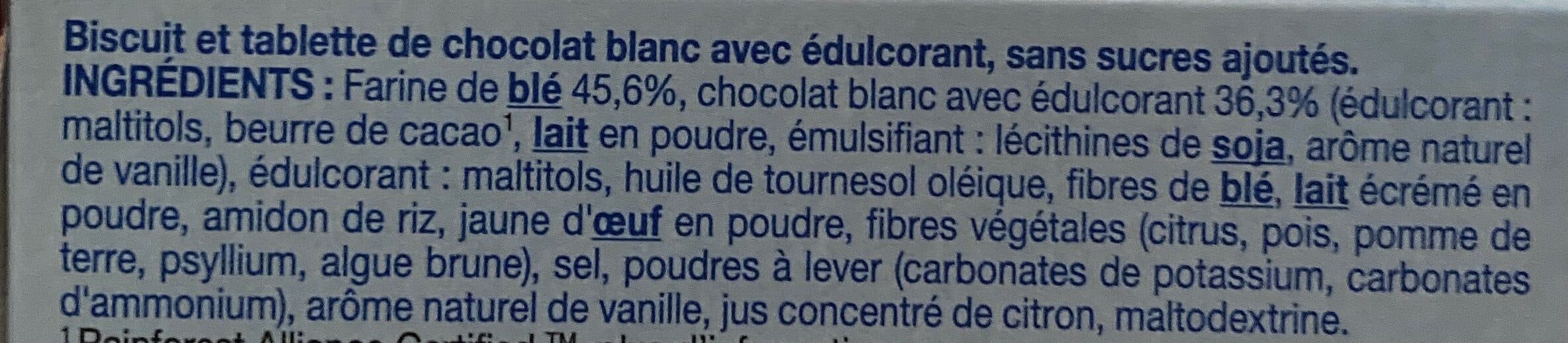 Gerblé Gerblé - No Sugar Added White Chocolate Fondant Cookie, 126g (4.5oz) packshot