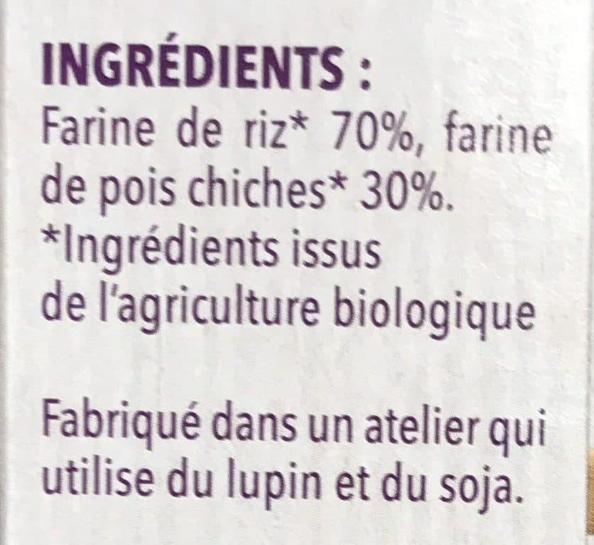 Gerblé Penne farines de riz et pois chiche packshot