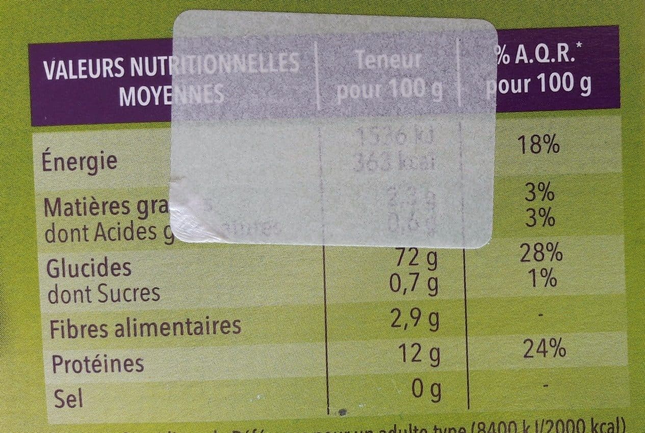 Gerblé Penne farines de riz et pois chiche packshot