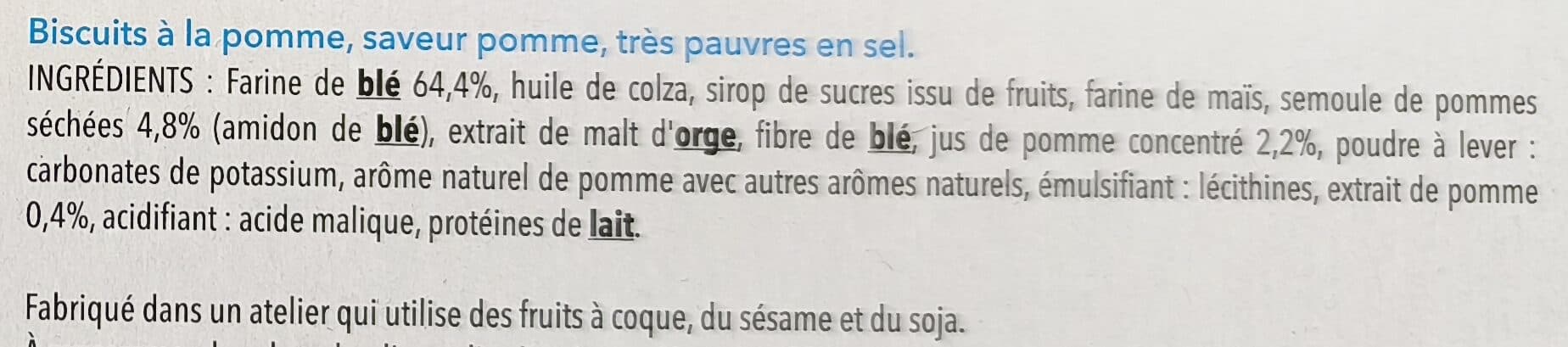 Gerblé Goûter 4S Saveur pommes packshot