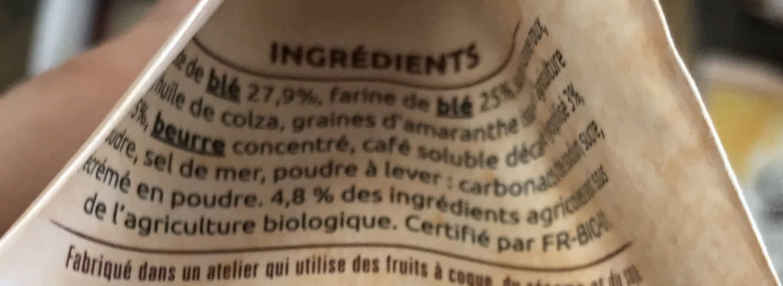 Gerblé Mini Cookies Café Amaranthe packshot
