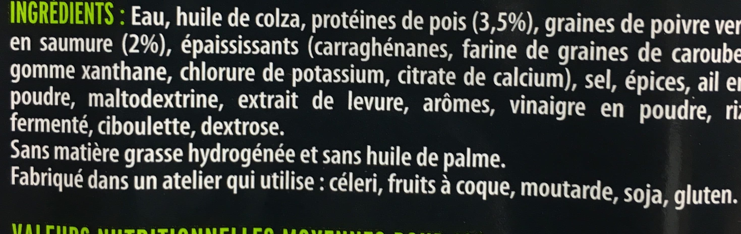 Céréal Bio Tranches Végétal Poivre Vert packshot