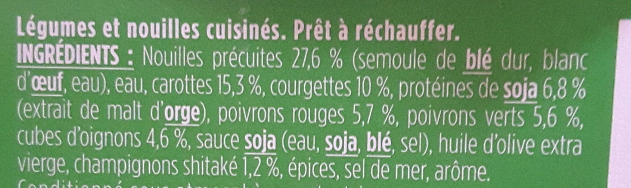 Gerlinéa Wok de Nouilles et Petits Légumes Cuisinés packshot
