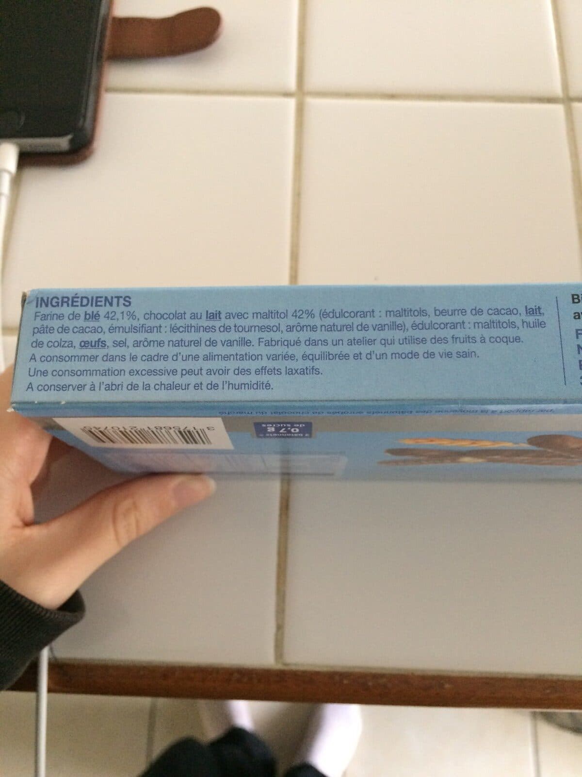 Gerblé Batônnets au chocolat packshot