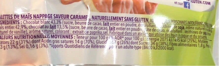 Gerblé Galettes de Maïs Nappage Caramel packshot