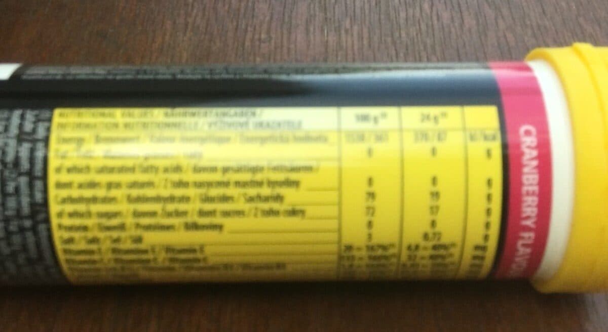 Isostar Powertabs Antioxydant Cranberry packshot