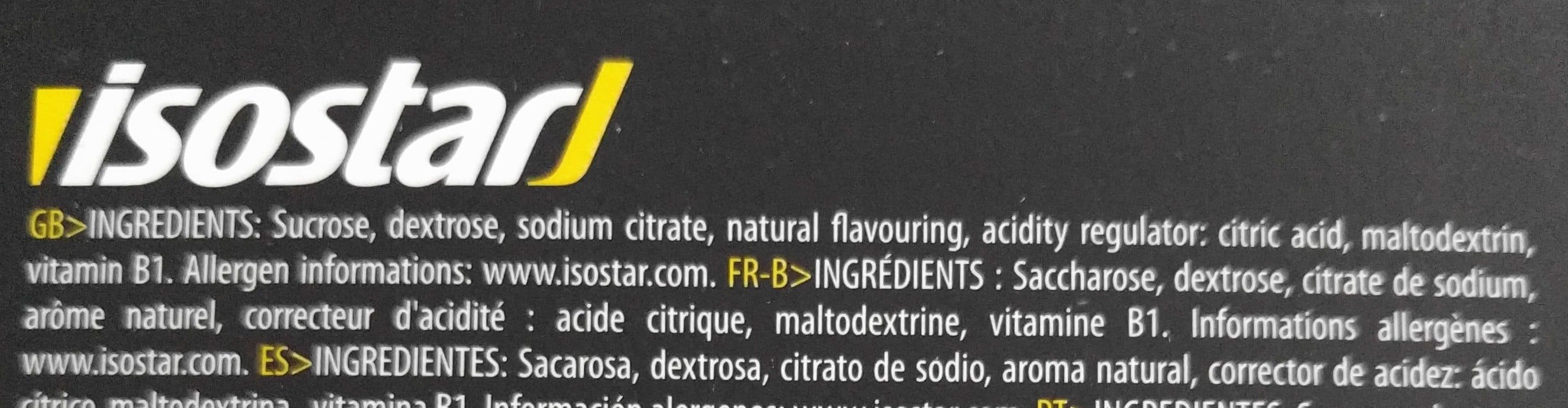 Isostar Hydrate & Perform Sport drink packshot