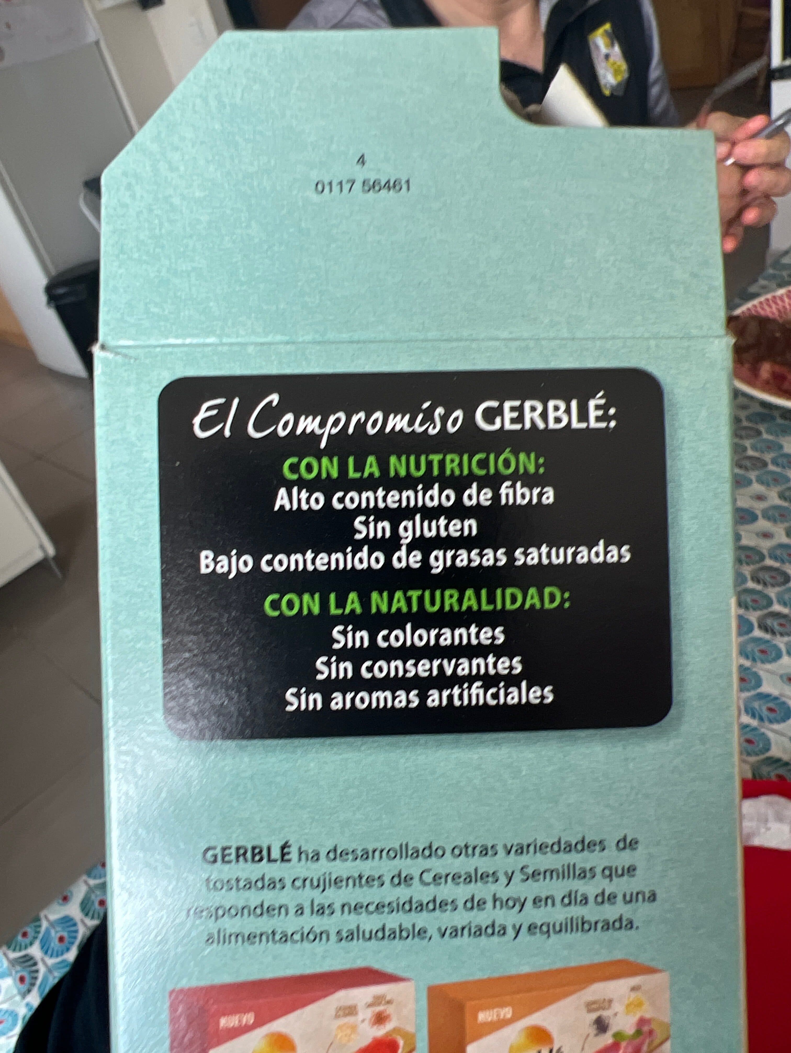 Gerblé Tostadas crujientes de cereales y semillas packshot