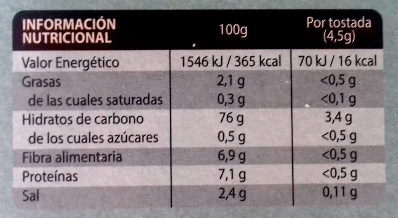 Gerblé Tostadas crujientes de cereales y semillas packshot