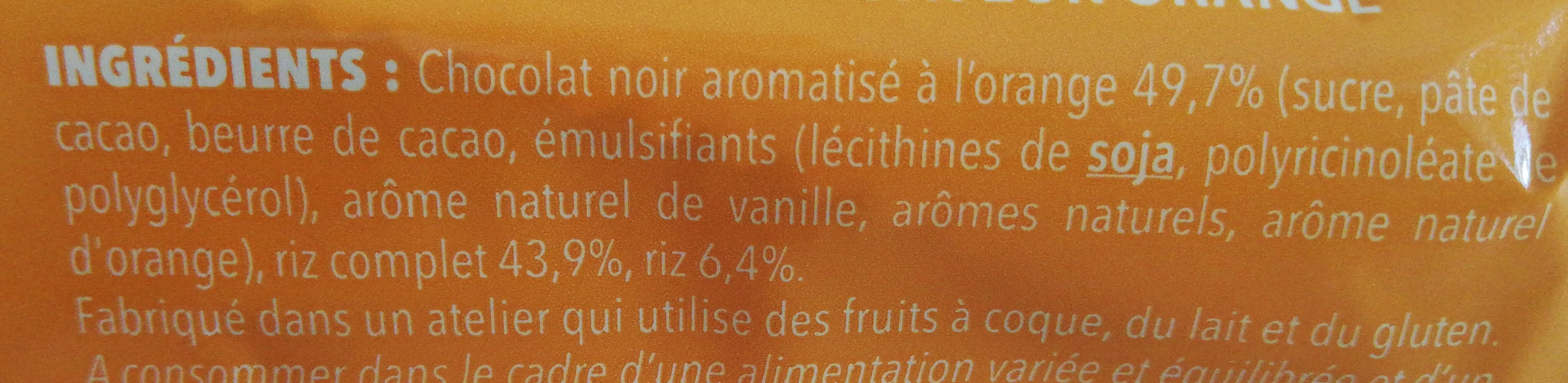 Gerblé Galette riz choco orange packshot