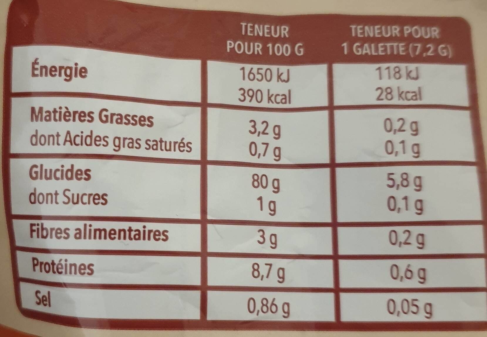 Gerblé Galettes de riz complet packshot