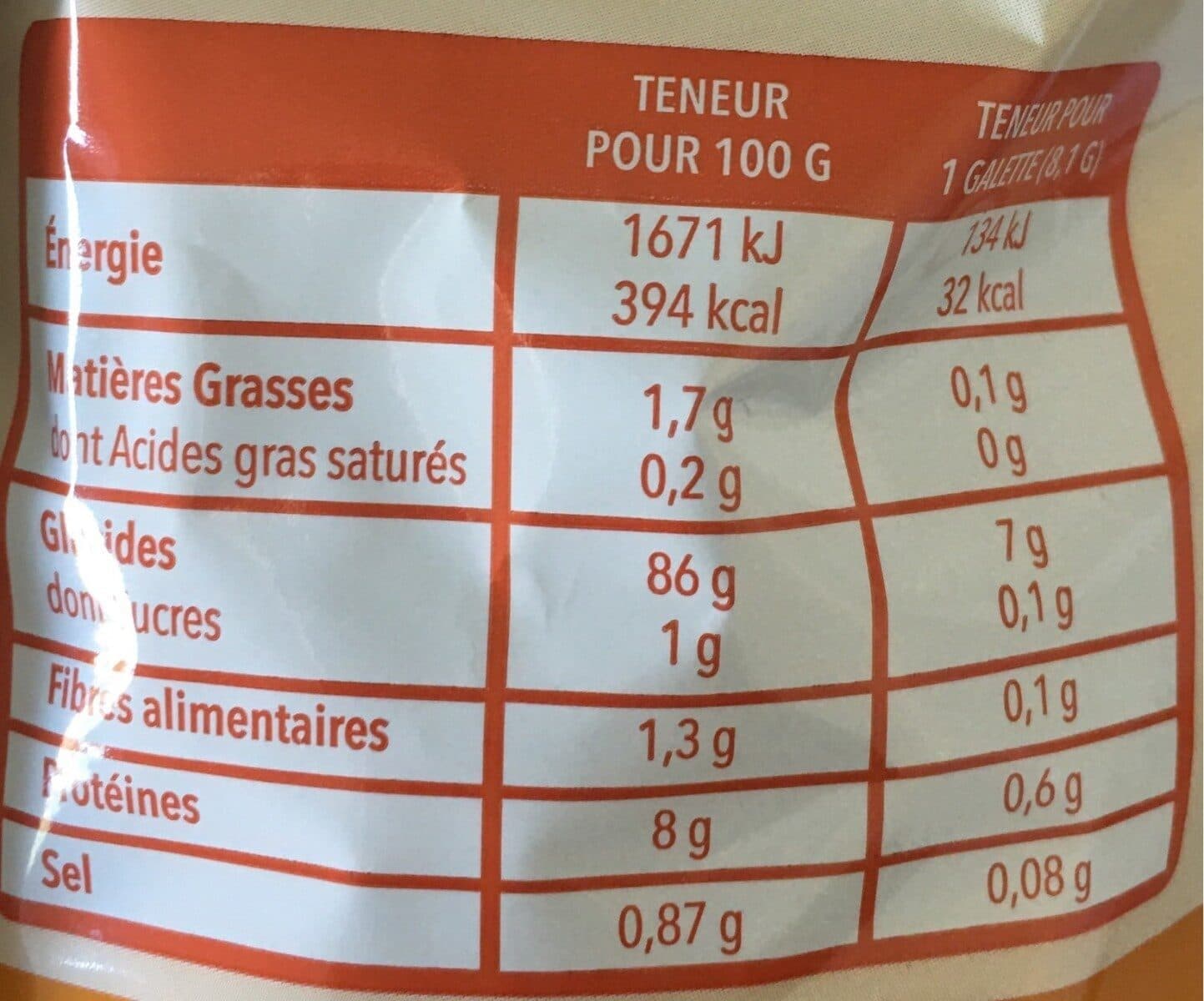 Gerblé Galette mais packshot
