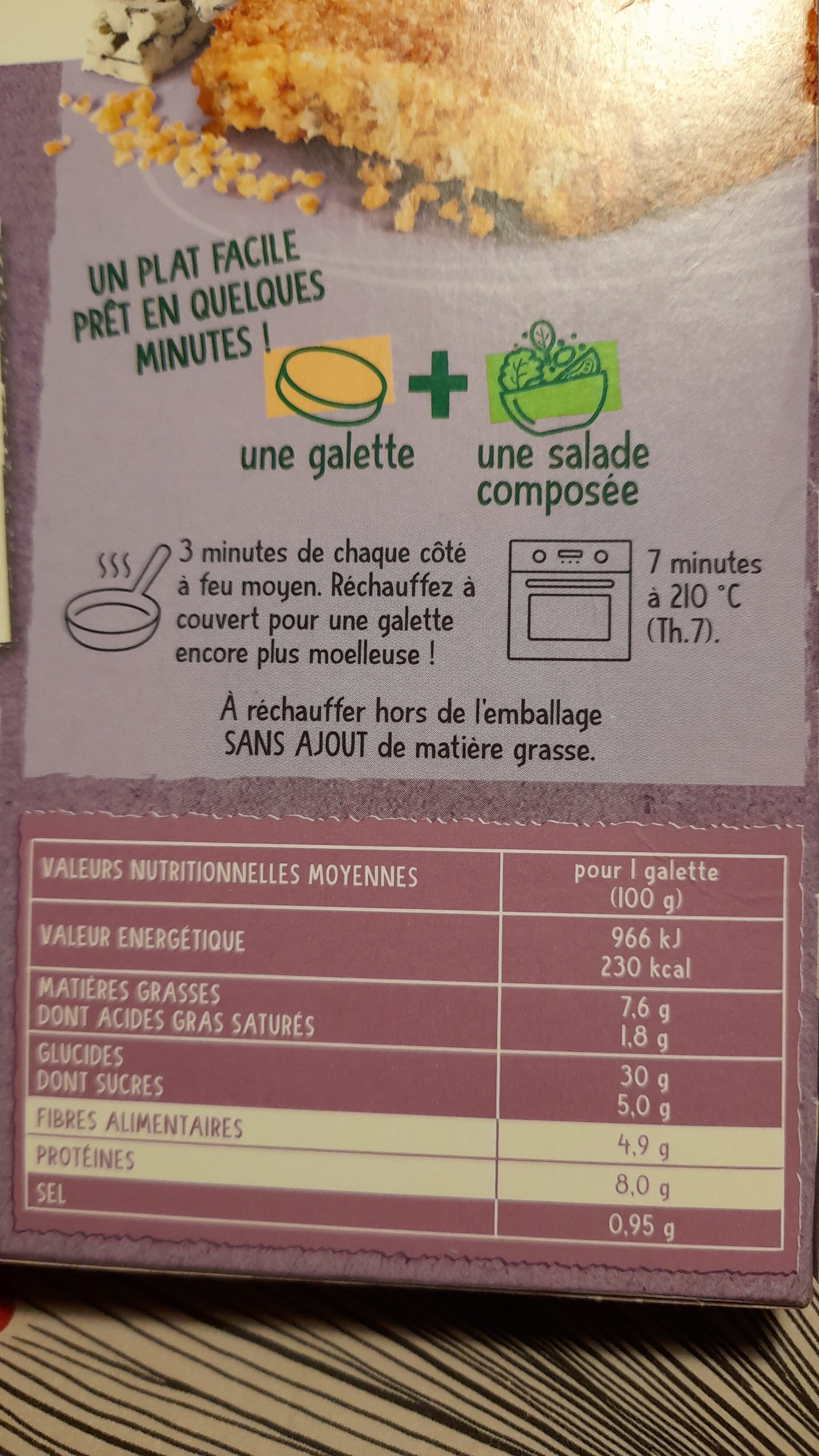 Céréal Bio Les Galettes Boulgour - Roquefort & Figues packshot