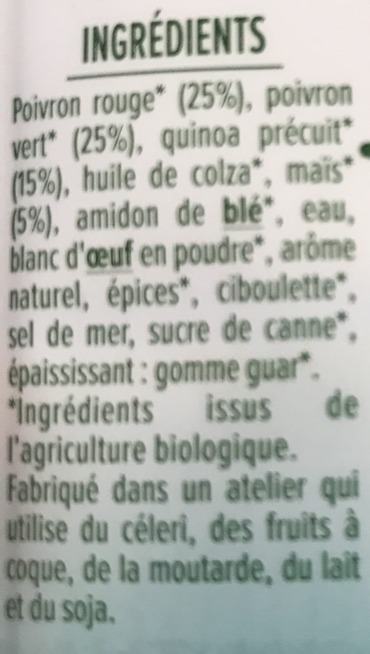 Cereal Bio Medaillon Légumes Quinoa packshot