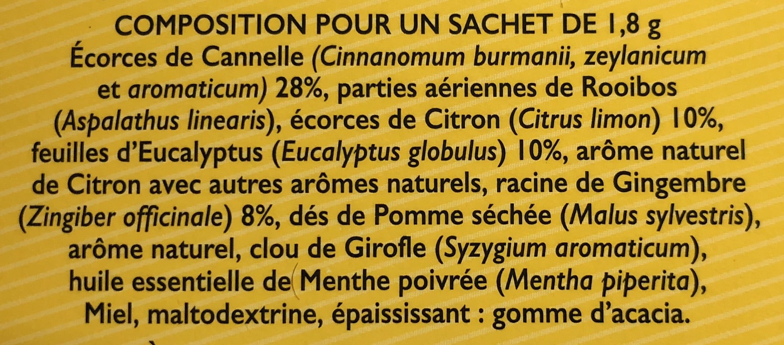 Vitaflor Vitaflor Infusion Grog Revigorante & Respiratoire 18 Sachets packshot