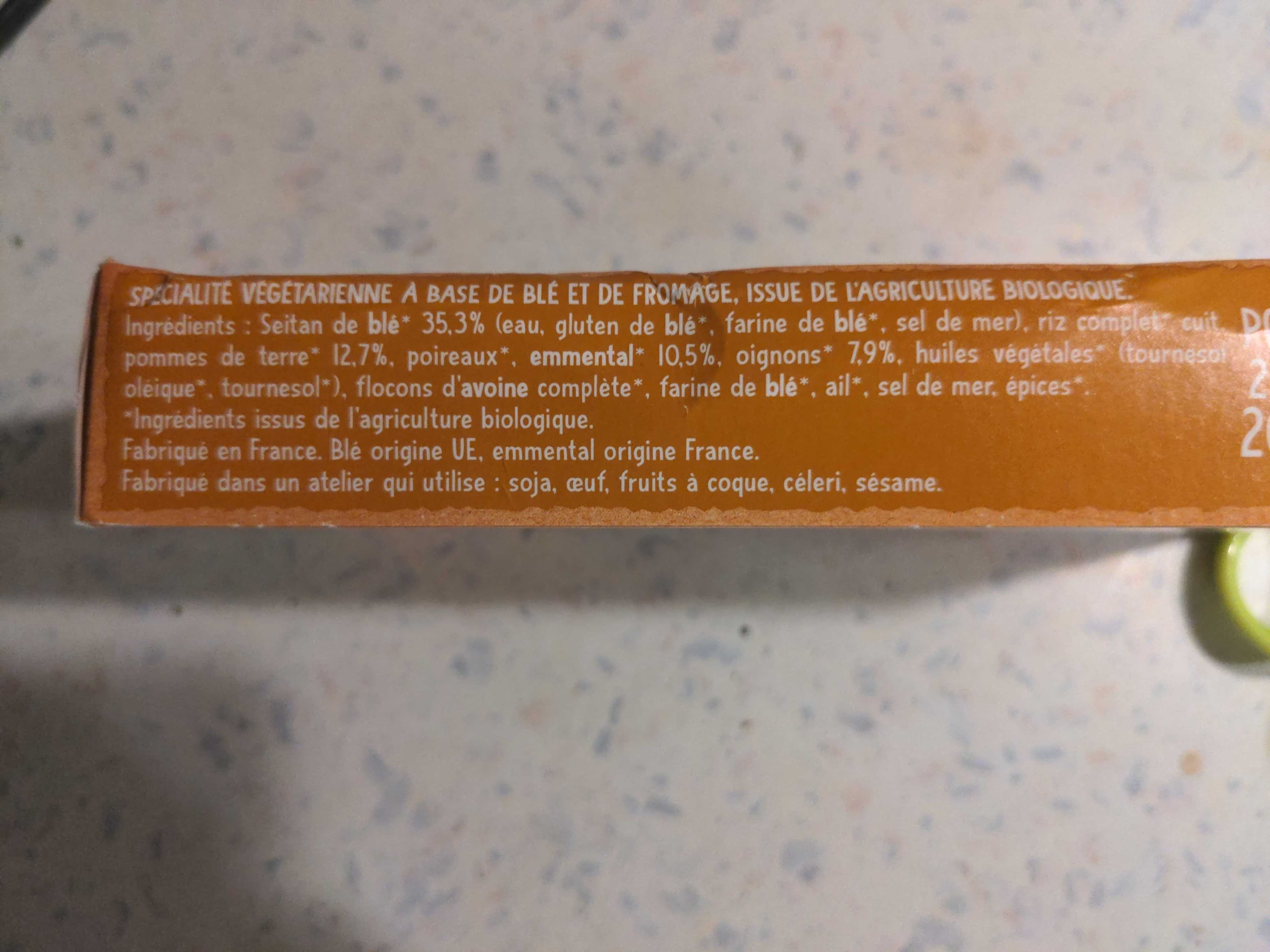 Céréal BIO Carrés de blé montagnard packshot