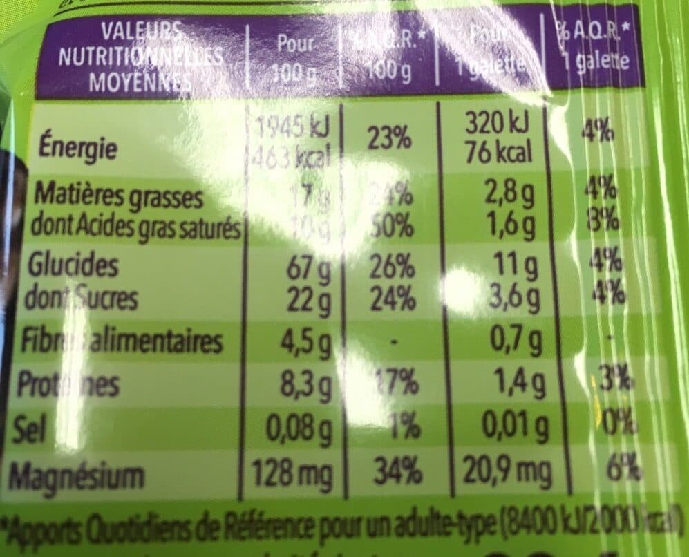 Gerblé GALETTE DE RIZ CHOCOLAT NOIR packshot