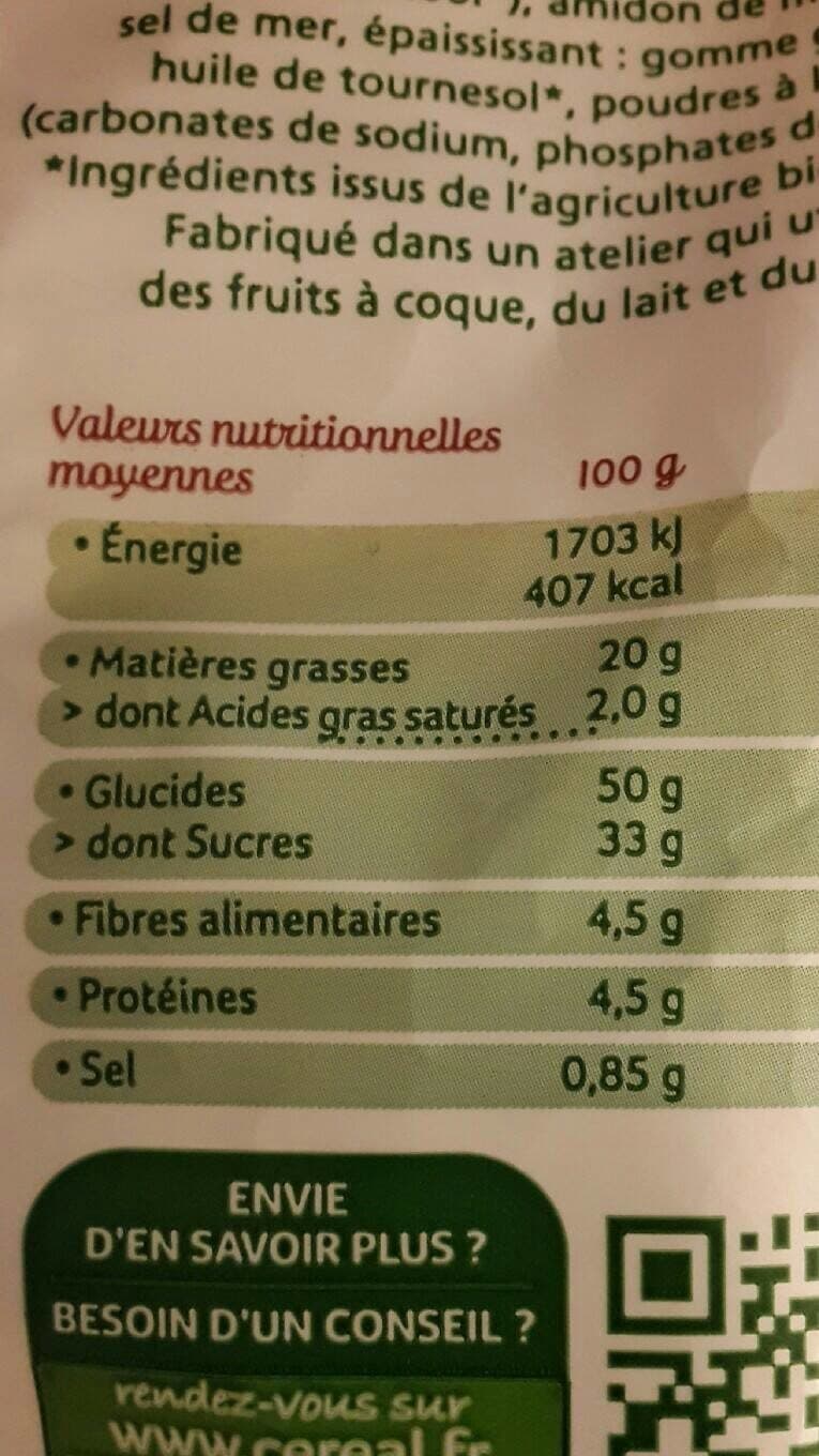 CEREAL BIO Cakes aux raisins et cranberries packshot