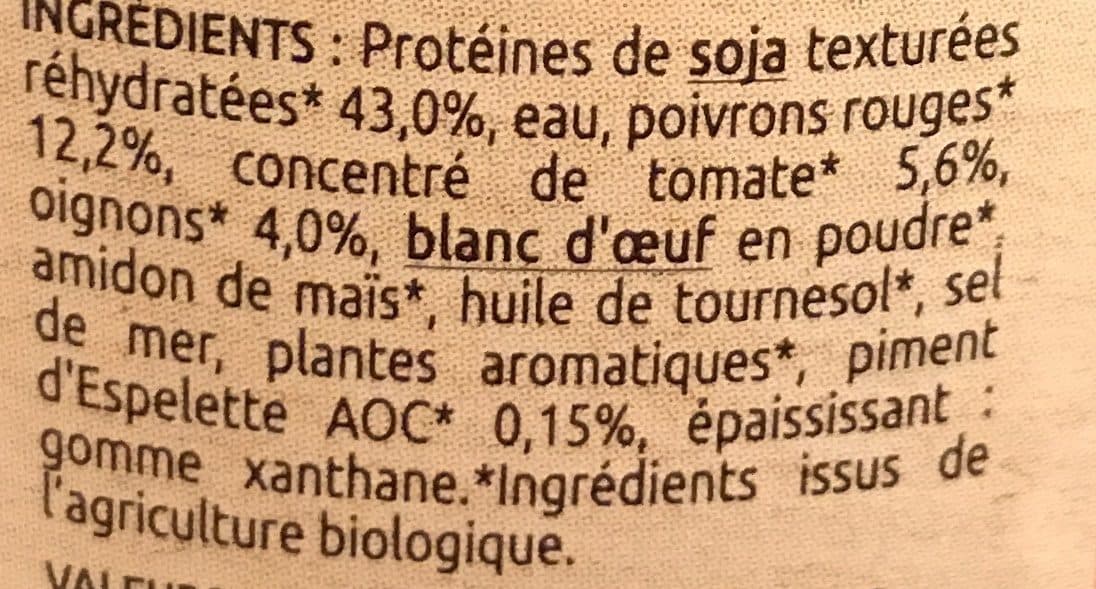 Cereal Bio Terrine basquaise au soja packshot