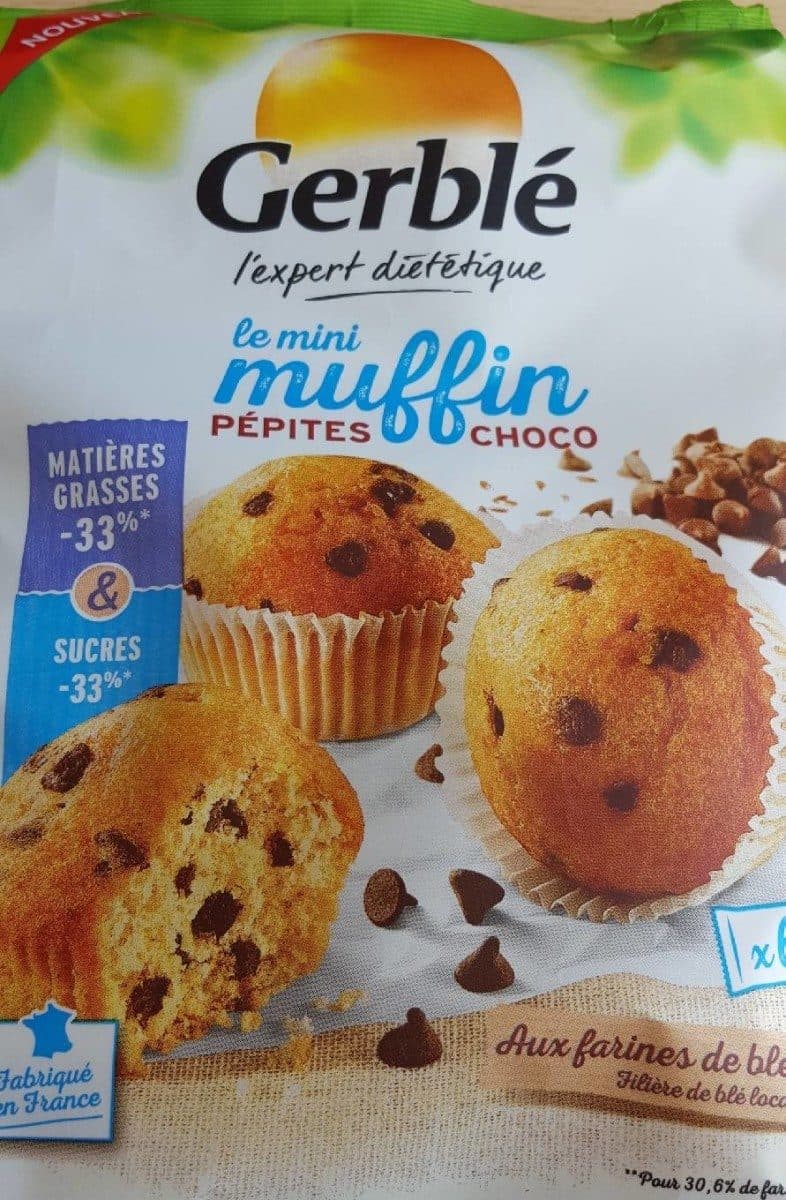 gerblé Le mini muffin pépites de choco packshot