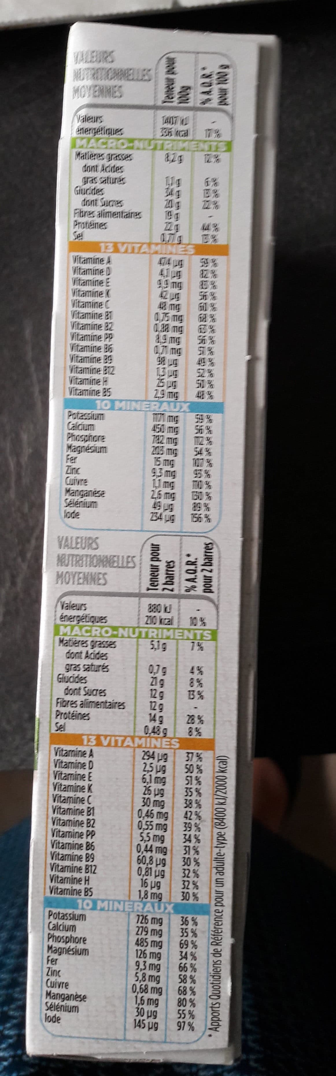 gerlinea Douceur de céréales raisin myrtille blé packshot