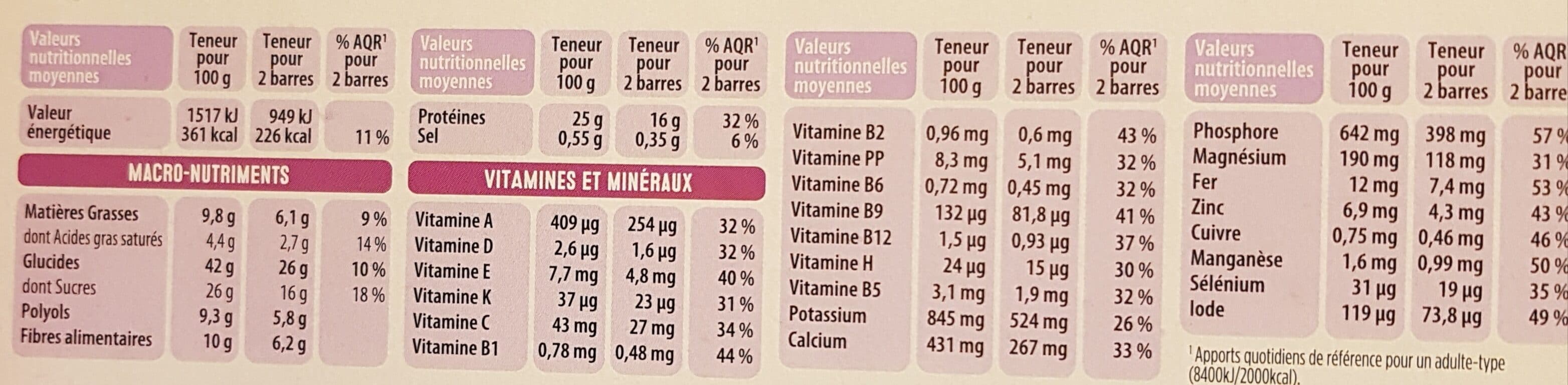 Gerlinéa Barre Chocolat Caramel pointe de sel packshot