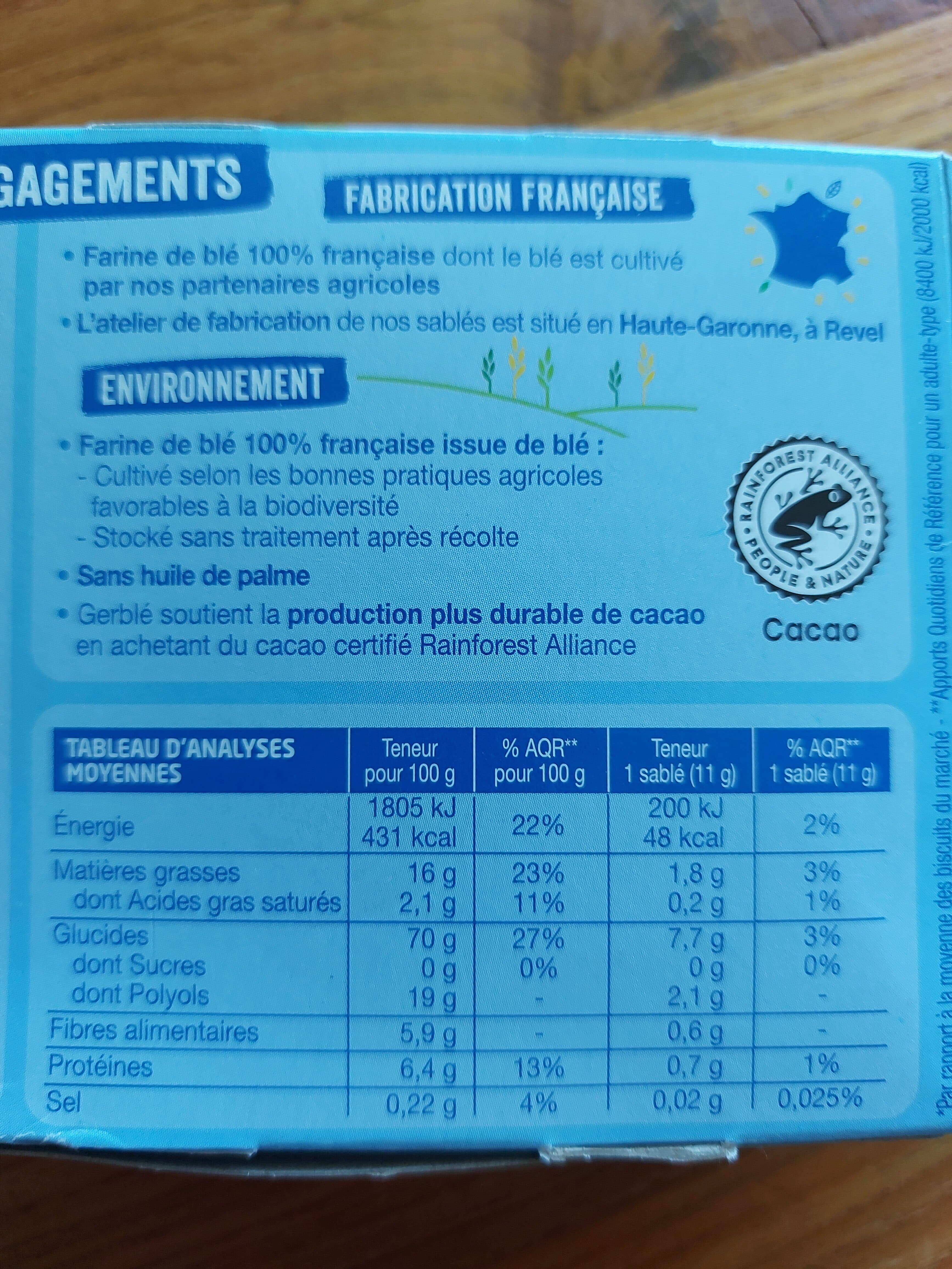 Gerblé Gerblé - Sugar Free Orange Chocolate Chip Shortbread, 132g (4.7oz) packshot