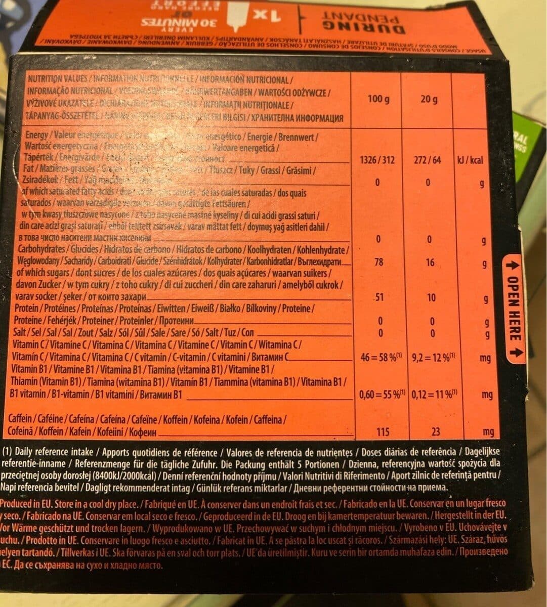 Isostar Energy Booster packshot