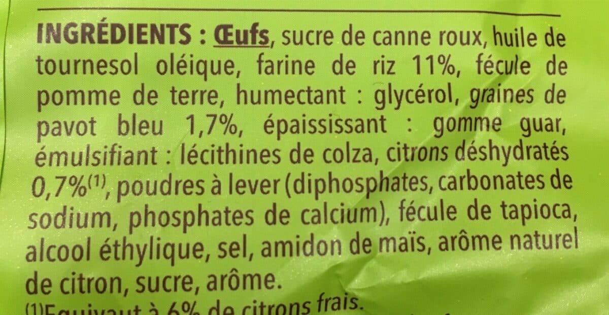 Gerblé Petit muffin citron pavot sans gluten packshot