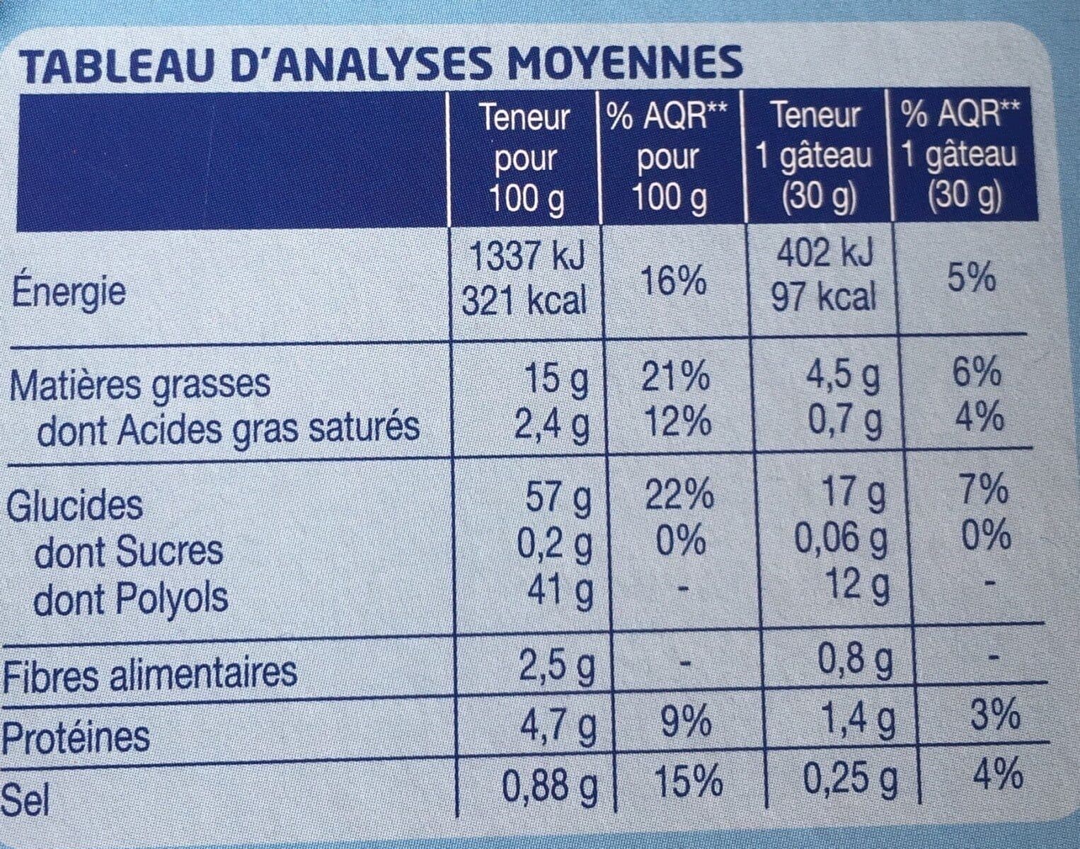Gerblé Gâteau fourré chocolat sans sucres ajoutés packshot
