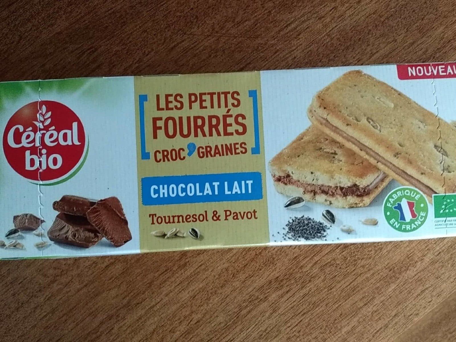 Céréal Bio Les petits fourrés croc'graines - Chocolat lait packshot
