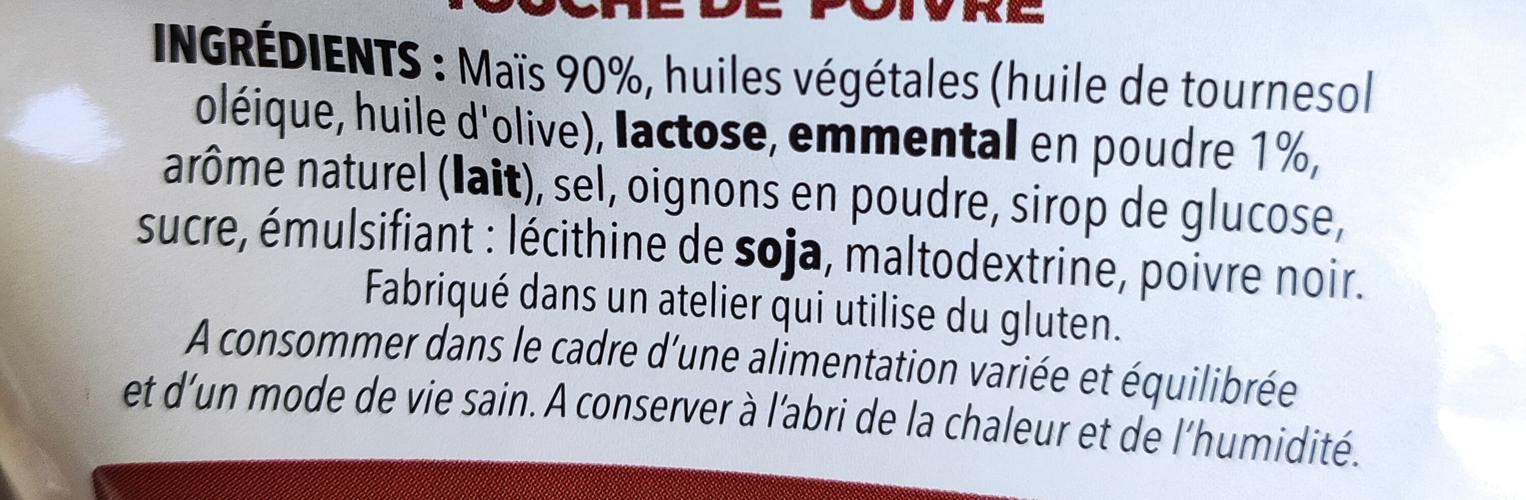 Gerblé Galettes de mais emmental poivre packshot