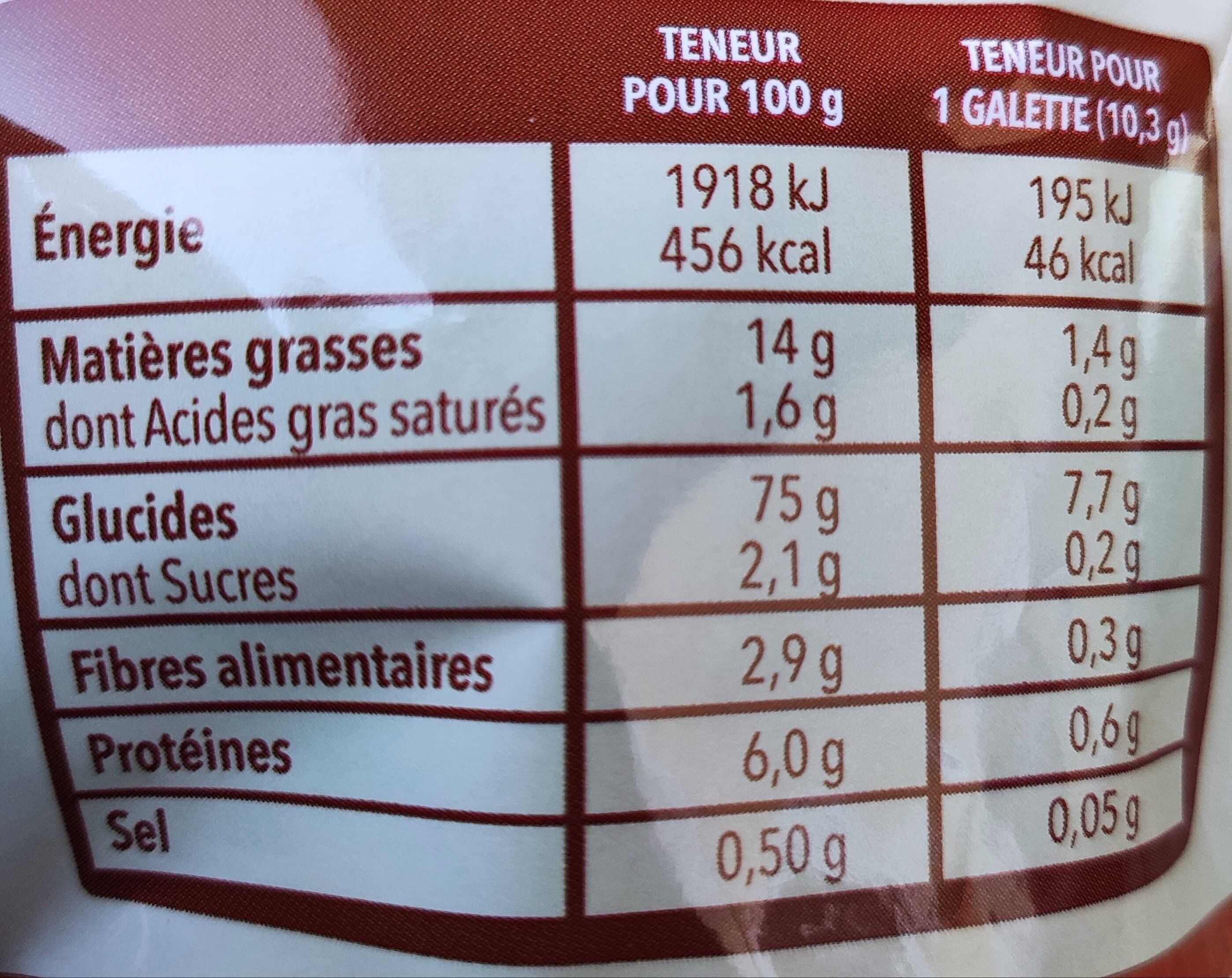 Gerblé Galettes de mais emmental poivre packshot