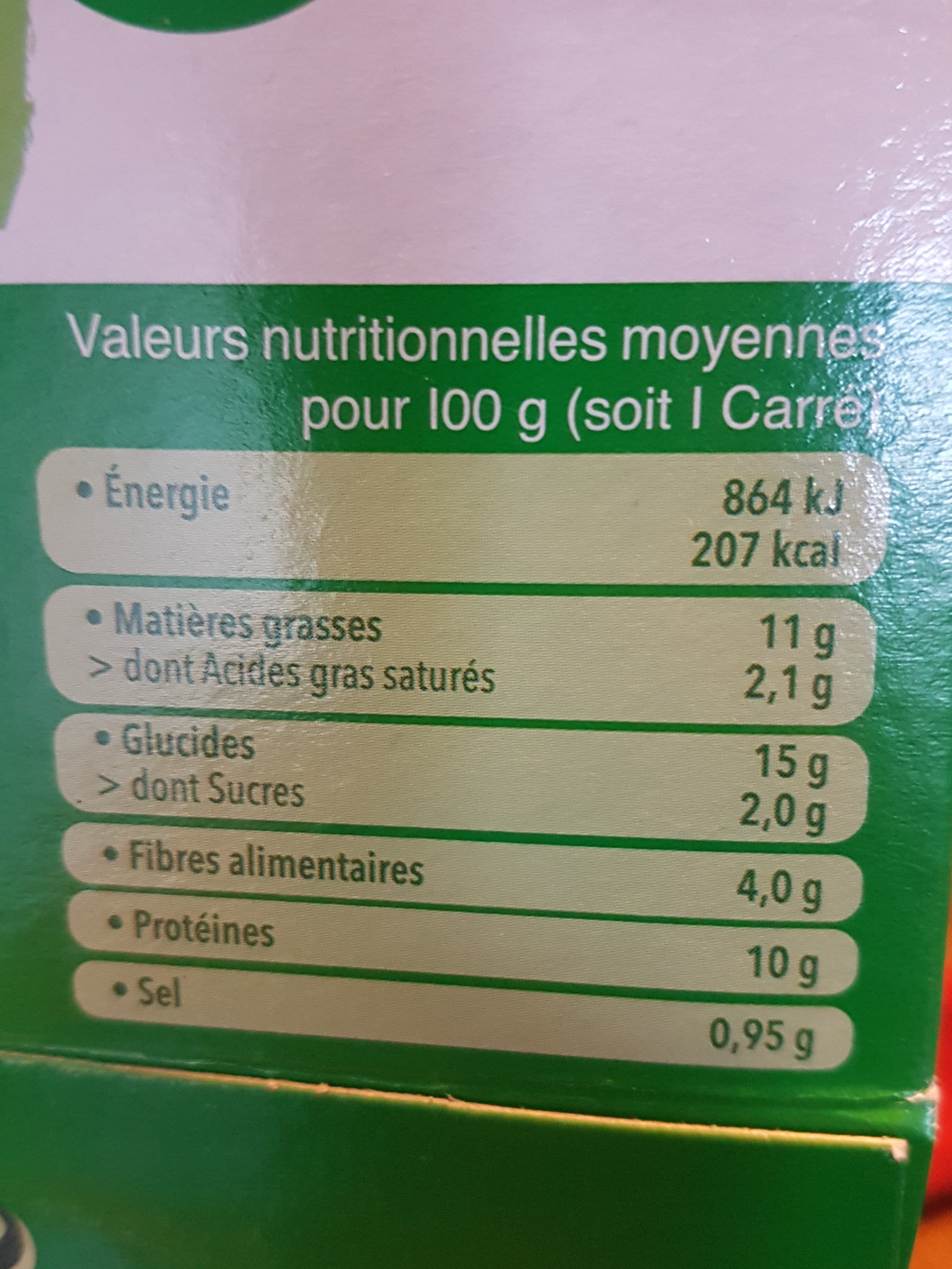 Céréal Bio Carrés épinards chèvre packshot