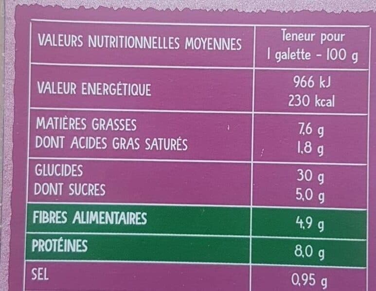 Céréal Bio Galettes boulgour de blé, roquefort, figues packshot