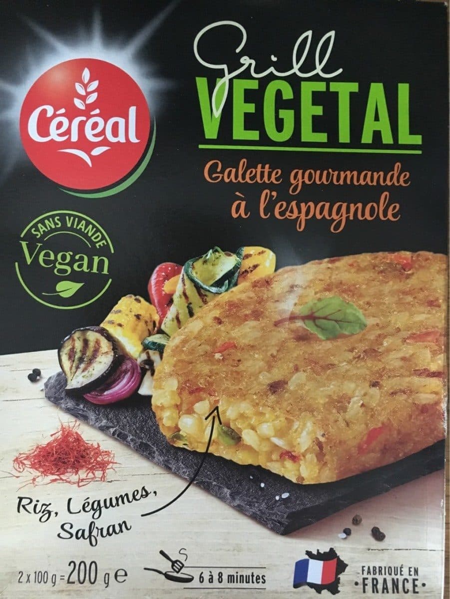 Céréal Grill vegetal galettes gourmandes à l'espagnole packshot