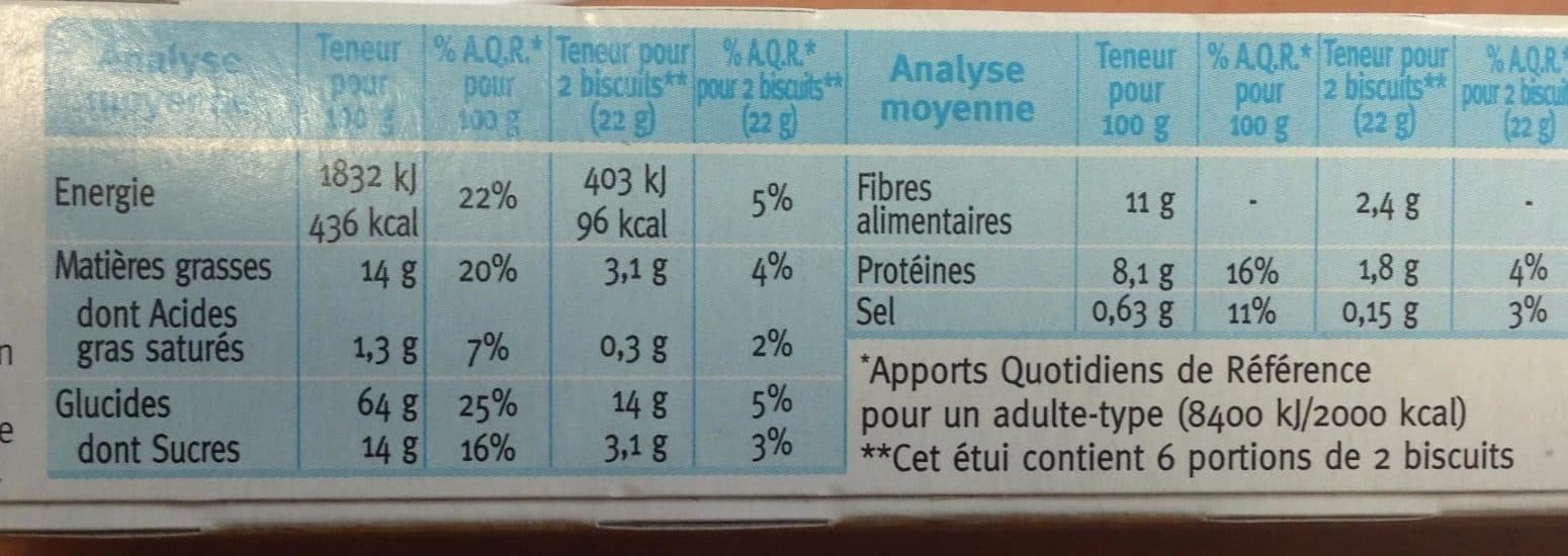 Gerblé Sablé Noix de Pécan au Sirop d'Érable packshot