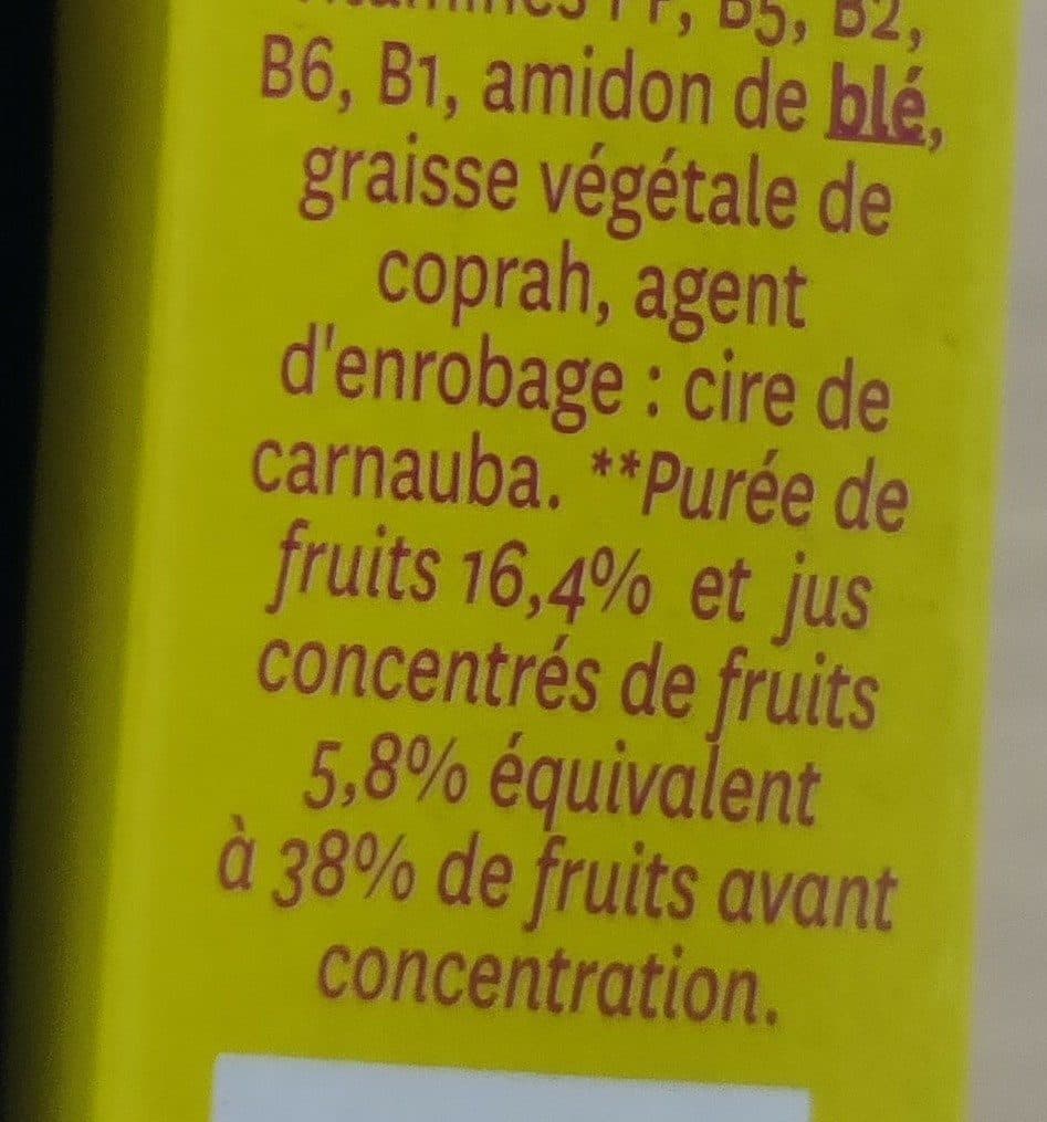 Gerblé Pâtes de fruits packshot