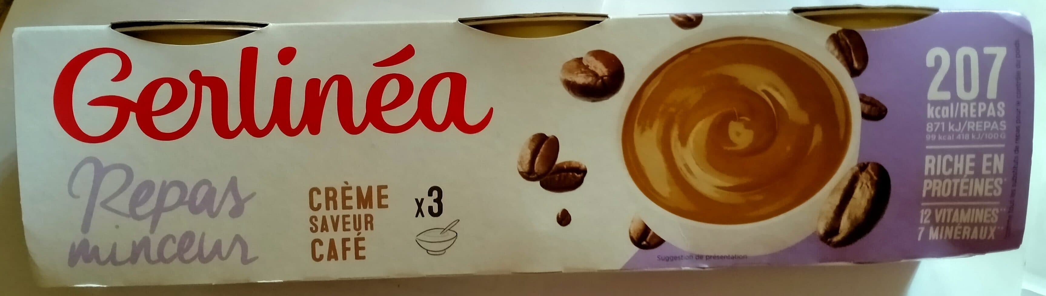 Gerlinéa Coupelle crème saveur café packshot