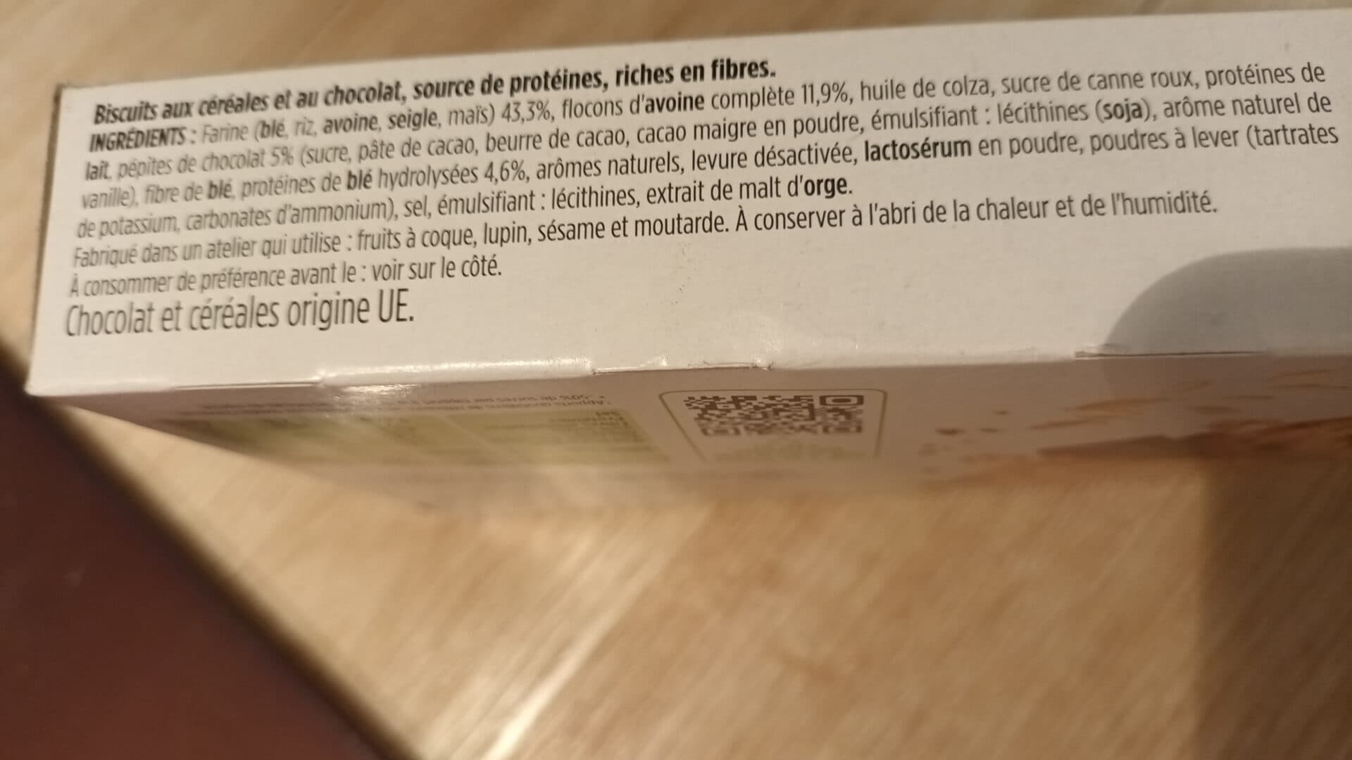 gerlinea Biscuit Chocolat Céréales packshot