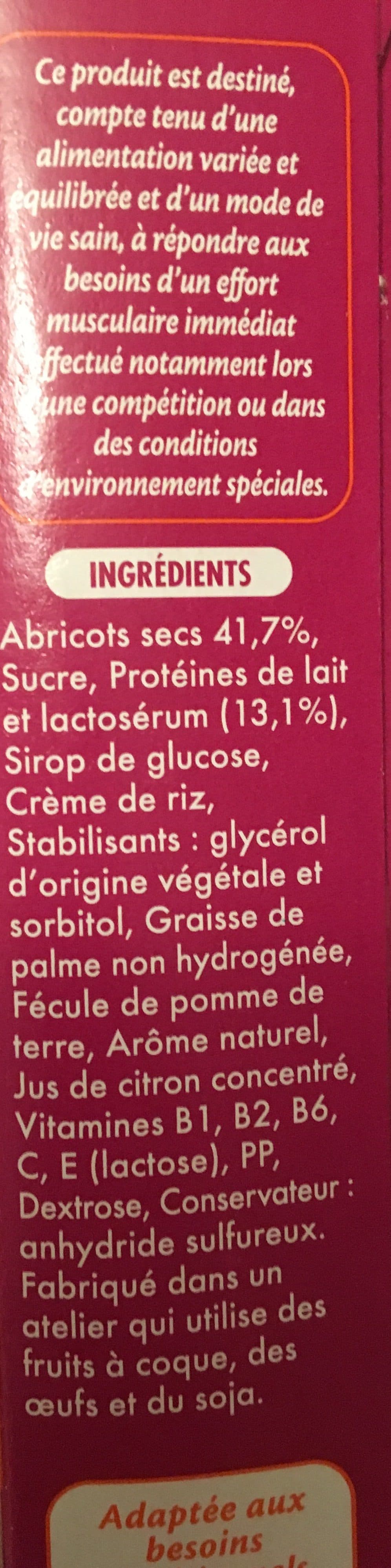 Gerblé Barres à L'abricot, Riche En Protéines, Les 6 Barres De 30 Grammes, Marque Gerblé packshot
