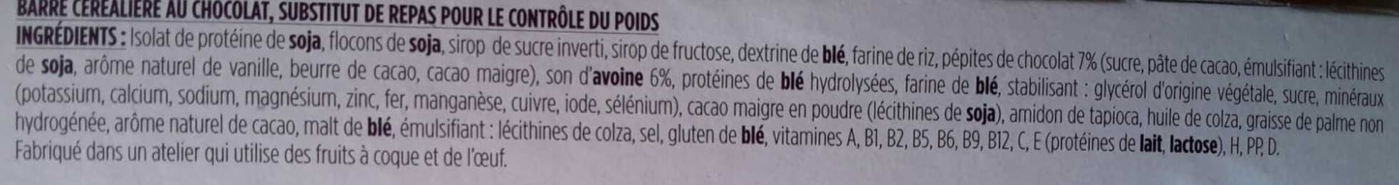 Gerlinea Barre Céréales Pépites de chocolat packshot