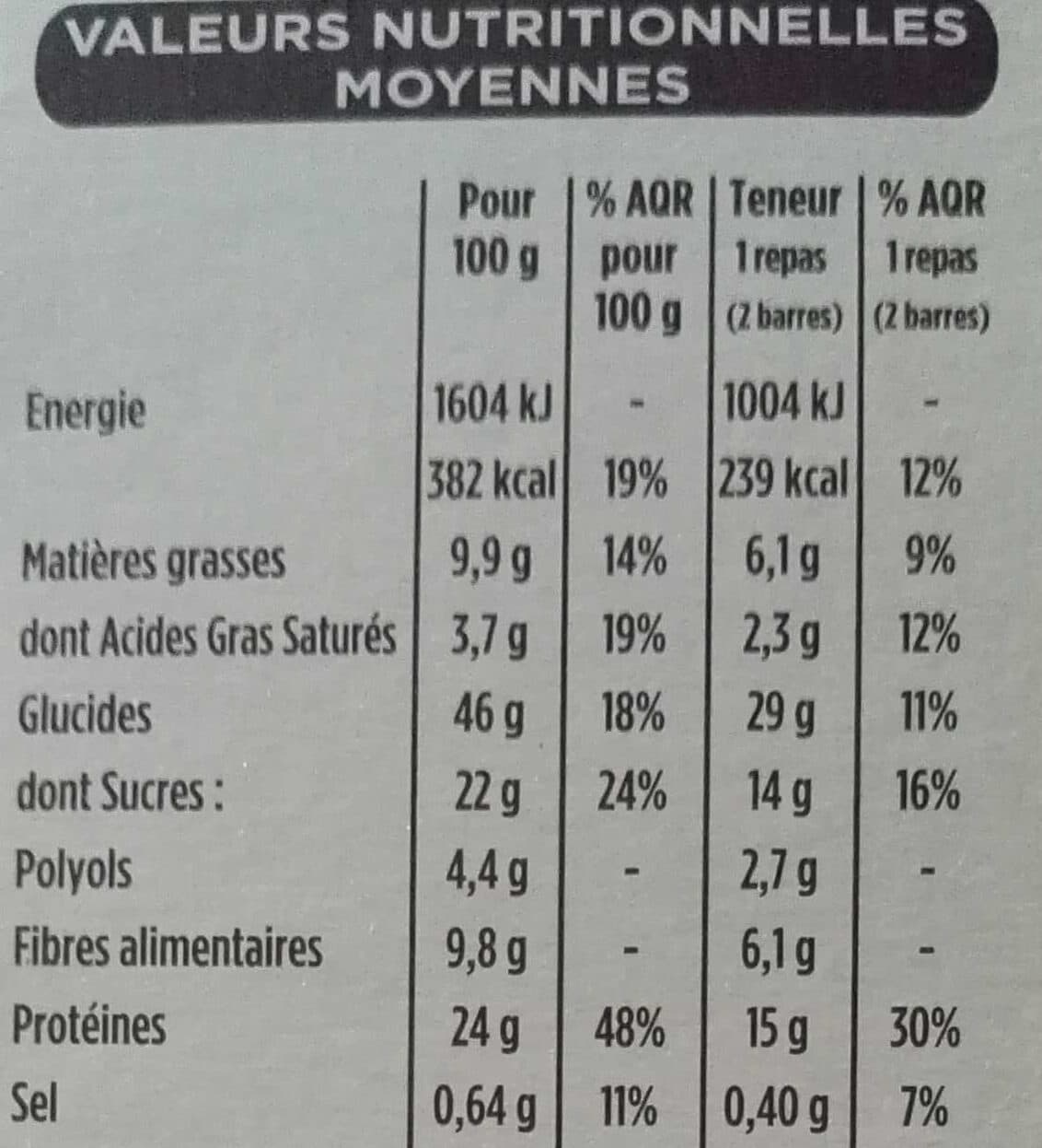 Gerlinea Barre Céréales Pépites de chocolat packshot