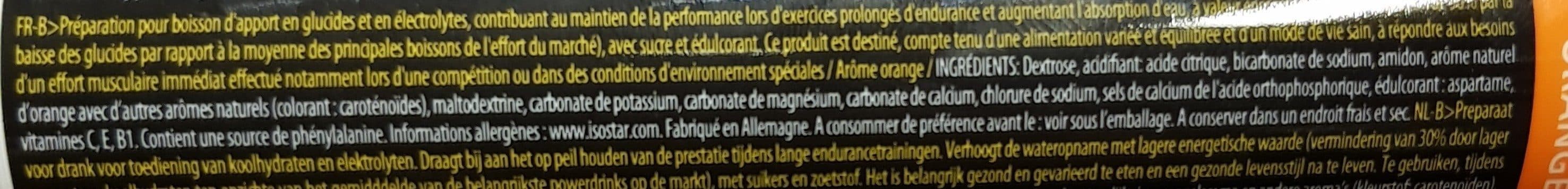 Isostar Isostar Fast Hydration Orange Powertabs Comprimés Effervescents packshot
