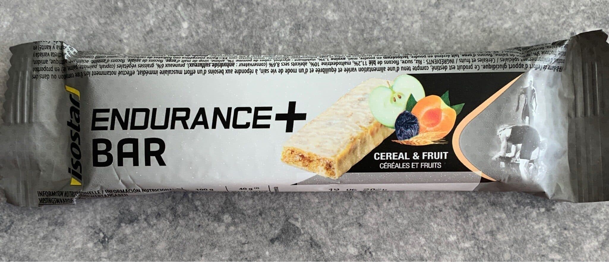 Isostar Isostar Long Distance Endurance Barre Sport Céréales & Fruits packshot