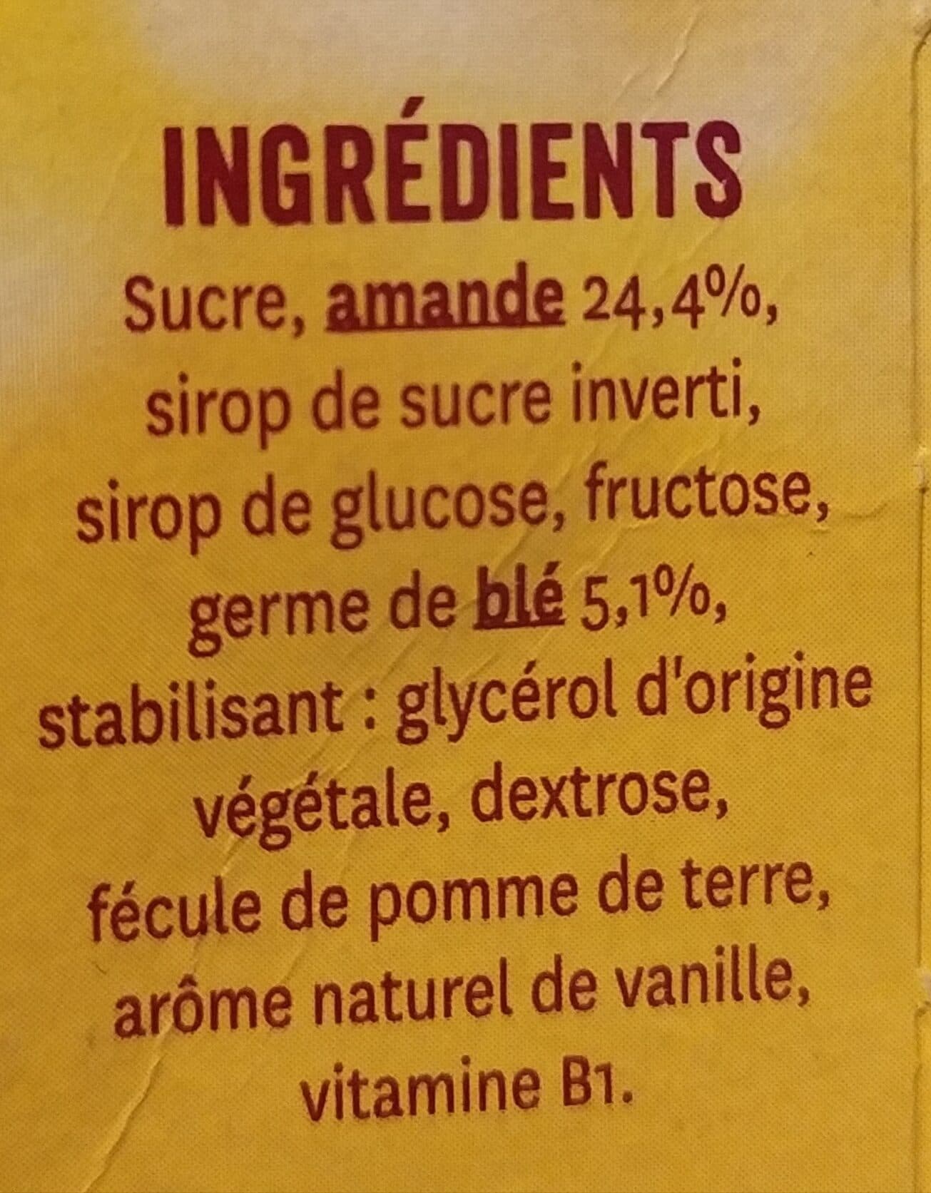 Gerblé Barre amande packshot